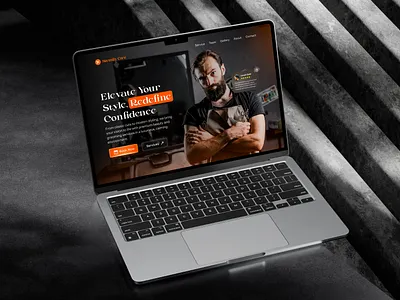 Salon & Spa Booking Website UI - Clean, Modern, and Intuitive UX aesthetic barberdesign bookingsystem branding darkmode darkui figmadesign frasurbane landing page luxurybrand minimal modern salonwebsite system ui ui design uidesign uxdesign webdesign website
