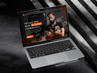 Salon & Spa Booking Website UI - Clean, Modern, and Intuitive UX aesthetic barberdesign bookingsystem branding darkmode darkui figmadesign frasurbane landing page luxurybrand minimal modern salonwebsite system ui ui design uidesign uxdesign webdesign website