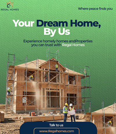 Social Media Design for Regal Homes design flier graphic design social media design