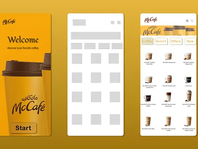 McCafe UX Case Study 3d animation branding graphic design logo motion graphics ui