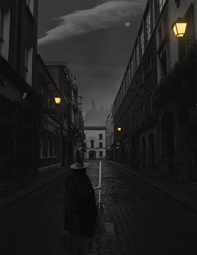 The witch is coming tonight adobe photoshop atmosphere creepy dark fantasy darkness ghost ghostly goth graphic design haunted haunted house imagination light editing mood editing salem salem witch spooky spooky season trick or treat witch