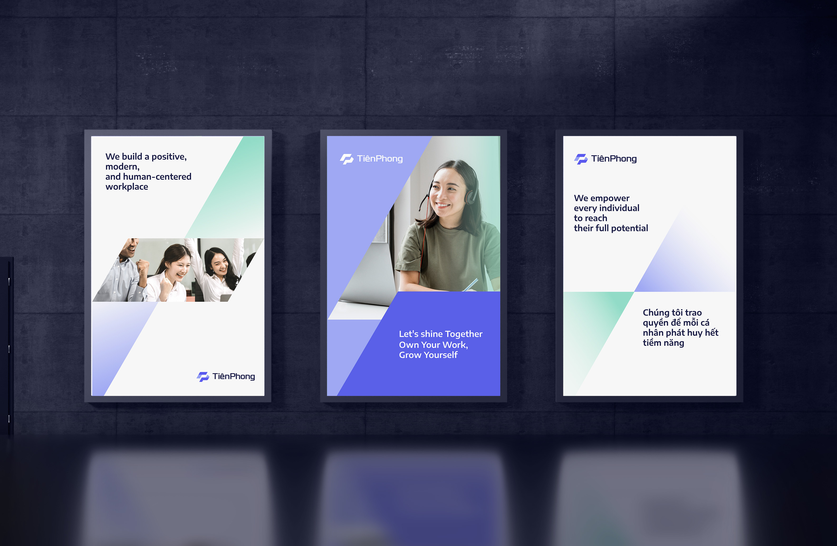 Tien Phong Co. Ltd | Brand Identity 3d animation brandidentity branding graphic design logo motion graphics