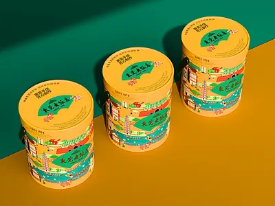 DONGGUANG OLD RESTAURANT GIFT BOX 01 branding graphic design illustration ux