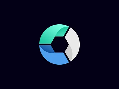 Letter O - Hexagon Blockchains - Circular Orbit Logo Concept 3d ai logo app icon blockchain brand identity branding connection crypto geometric hexagon icon letter o logo logo design modern logo orbit software technology logo web3 logo