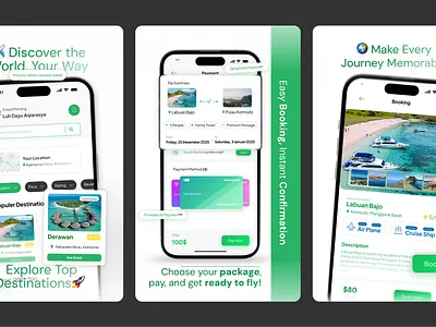 Travel App design graphic design green mockup ui uiuix