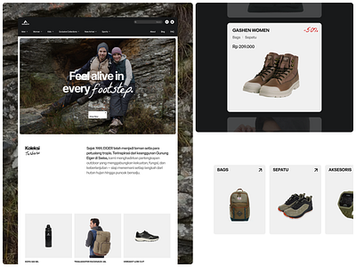Eiger Website Redesign fashion website nature outdoor shoping outdoor website outfit shop website ui design ui ux website website design website ui