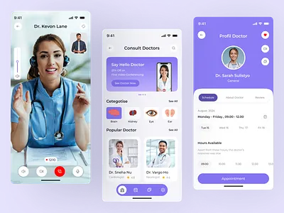 Medical Doctor Consultation Mobile App book doctor online clinic consultation doctor app doctor appointment app healthcare hospital app ios medical medical app medical booking app medical care medical mobile mobile app nurse online healthcare patient app specialist topdesigner virtual care