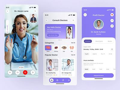 Medical Doctor Consultation Mobile App book doctor online clinic consultation doctor app doctor appointment app healthcare hospital app ios medical medical app medical booking app medical care medical mobile mobile app nurse online healthcare patient app specialist topdesigner virtual care