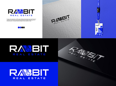 Rabbit Real estate Brand Logo brand guideline branding graphic design graphicdesign logo logodesign modern logo