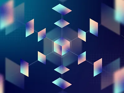 Geometric Harmony — Exploring Light, Depth & Motion 2d cube design dimension illustration motion graphics motion graphics style frame mypromovideos showcase styleframe