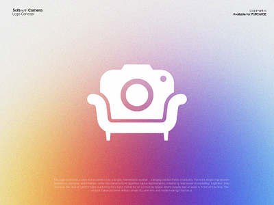 Sofa with Camera logo Concept best furniture logo branding camera logo click logo furniture branding furniture logo interior design interior logo lifestyle logo logo design photography logo sofa logo