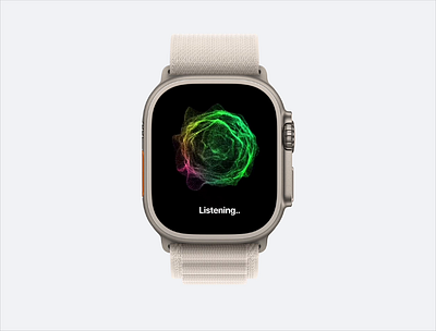 Ai Agent in Apple Watch agent ai chat conecpt