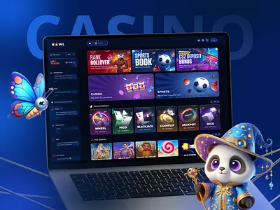 Gaming Dashboard UI casgo casino casino dashboard casino gambling casino landing page casino website gaming dashboard online casino