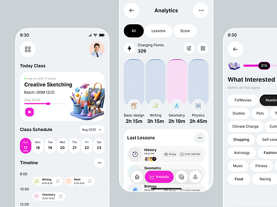 School Management App app design assignment education exploration ios app management app minimal app mobile app mobile app design productivity project management school school management task management app to do ui ui design university userinterface