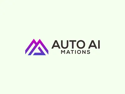 Auto ai technology logo a logo ai brand ai company ai logo fintech logo logo logo design m logo saas logo tech tech logo technically logo technology
