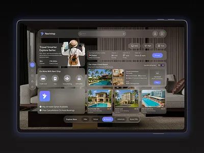 Apple Vision Pro Travel App Solution Design app design branding design graphic design ios app mobile app design travel ui