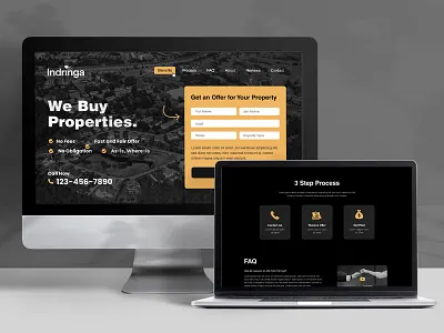 Real Estate Properties design graphic design graphicdesign landingpage marketing properties realestate ui webpage website