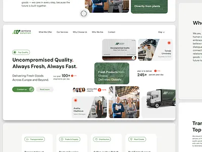 Certiora Solution landing page best design landing page landing page 2025 landingpage logistic company logistic landing page logistic logo transport transporting transporting logo website website 2025