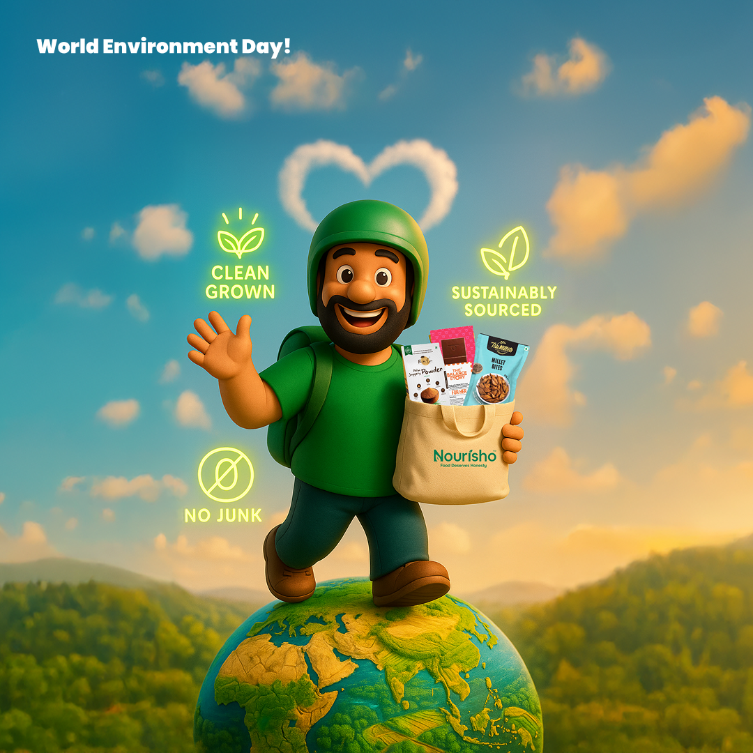 Mascot - Nourisho branding graphic design