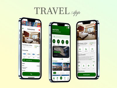 Travel application des design mobile graphic design ui uiux