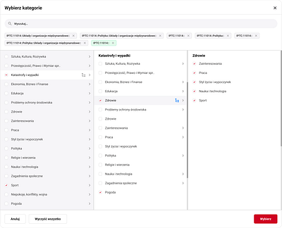 Redesign multiple choice category list typography ui ux