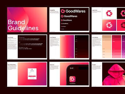 Brand Guidelines app icon brand guidelines branding branding and identity design system e commerce gradient logo guidelines identity illustration logo design logo design branding logotype saas logo ui unused logo web3 logo