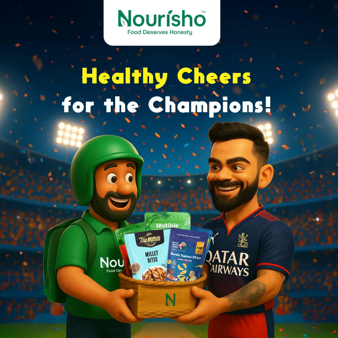 IPL 2025 - Nourisho branding graphic design