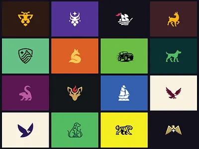 Logo collection 24 - 25 available for sale animals brand brand guideline brand identity brand sign branding collcetion design graphic design icon identity illustration logo logo design logo designer logofolio logotype packaging sign vector mark