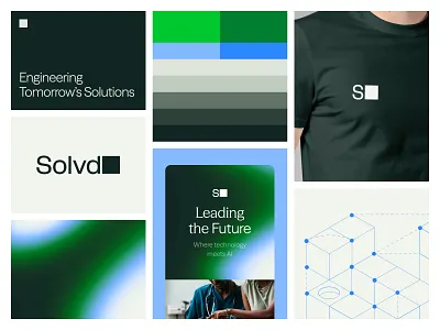 Solvd - Brand Exploration 1 ai brand branding clean colors design gradients graphic design logo technology typography ui ux visual identity web design wordmark