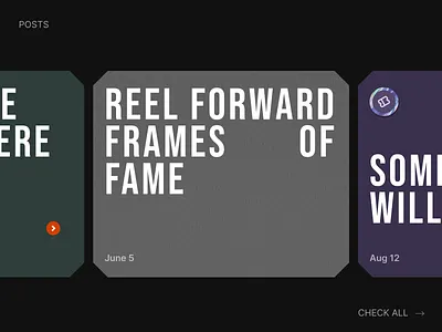 festival blog posts branding clean festival green moody orange simple ui voit xandovoit