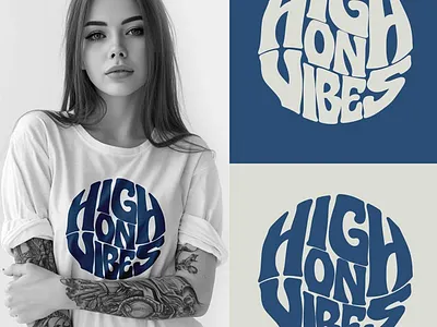 High on Vibes Logo 3d animation branding graphic design logo motion graphics ui