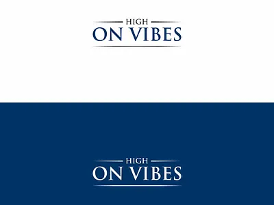 High on Vibes Logo 3d animation branding graphic design logo motion graphics ui