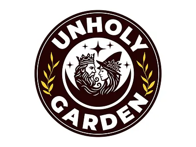 Unsholy Garden logo 3d animation branding graphic design logo motion graphics ui