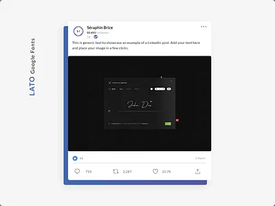 Lato Google Fonts banner brand branding color schemes dark ui graphic design illustration illustrator ai lato family fonts lato google fonts light ui photoshop psd post print designer social media social networks typeface typo typography ui style guide ui ux ui ux designer