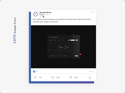Lato Google Fonts banner brand branding color schemes dark ui graphic design illustration illustrator ai lato family fonts lato google fonts light ui photoshop psd post print designer social media social networks typeface typo typography ui style guide ui ux ui ux designer