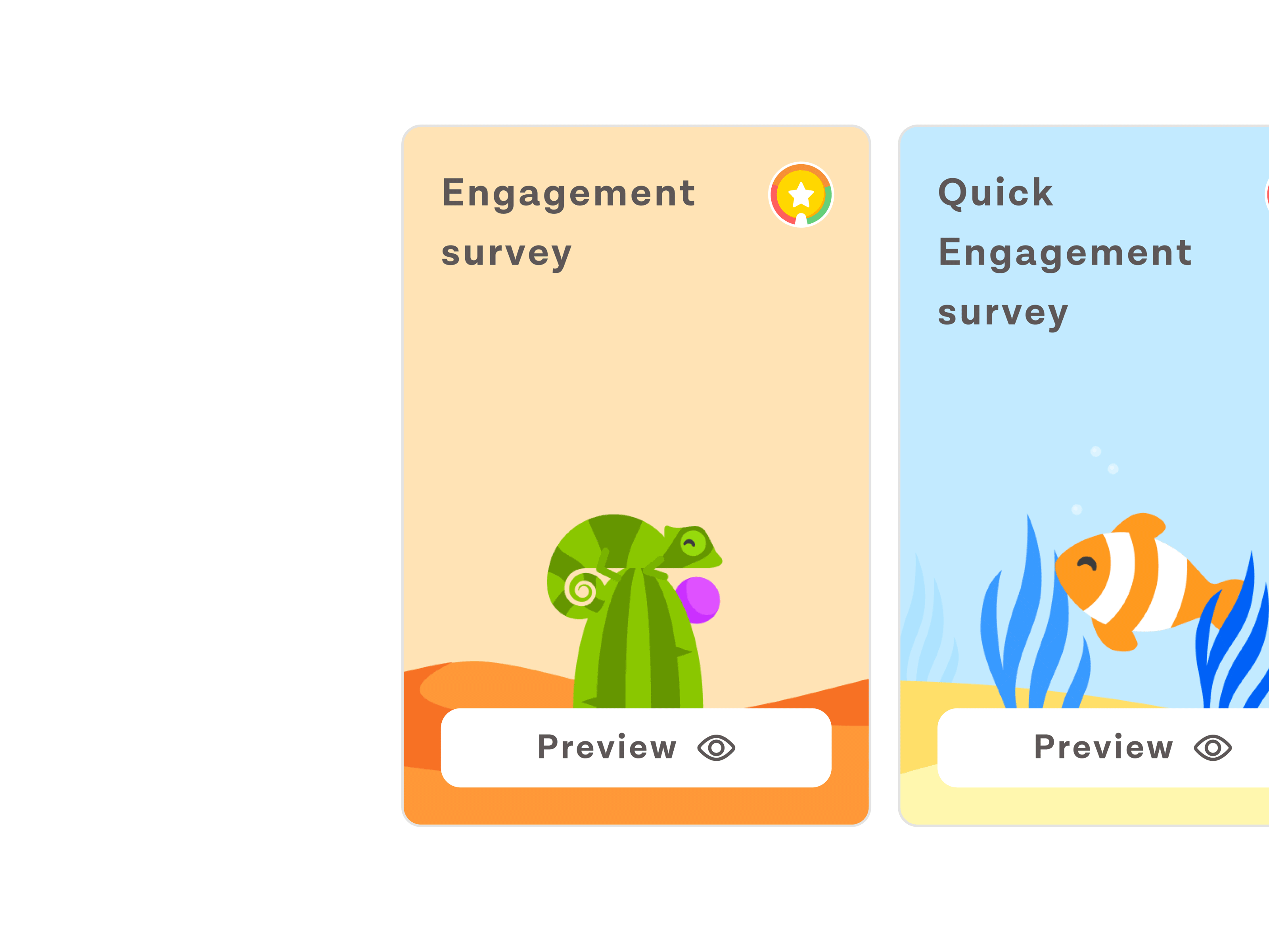 Template cards branding cards iconography icons illustration product design ui