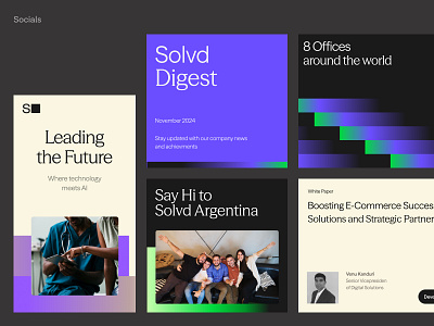 Solvd - Brand Exploration 2 ai brand branding clean colors design development guidelines logo product qa typography ui ux visual identity web design website