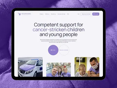 AI Landing page web design charity homepage scroll ✦ WGIH ai animation design interaction landing page motion graphics service site startup ui ux web design website