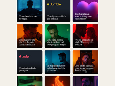 HombreAlfa blog blog contents design figma graphic design ui visual design web design website