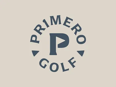PR1MERO GOLF badge branding design flag golf logo