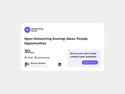 Event announcement card announcement card design event mobile design ui ux