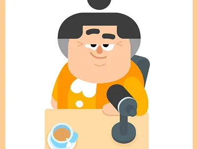 Lucy (from Duolingo) character design figma illustration sketch vector