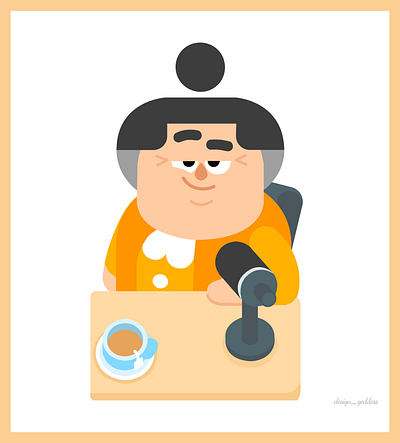 Lucy (from Duolingo) character design figma illustration sketch vector