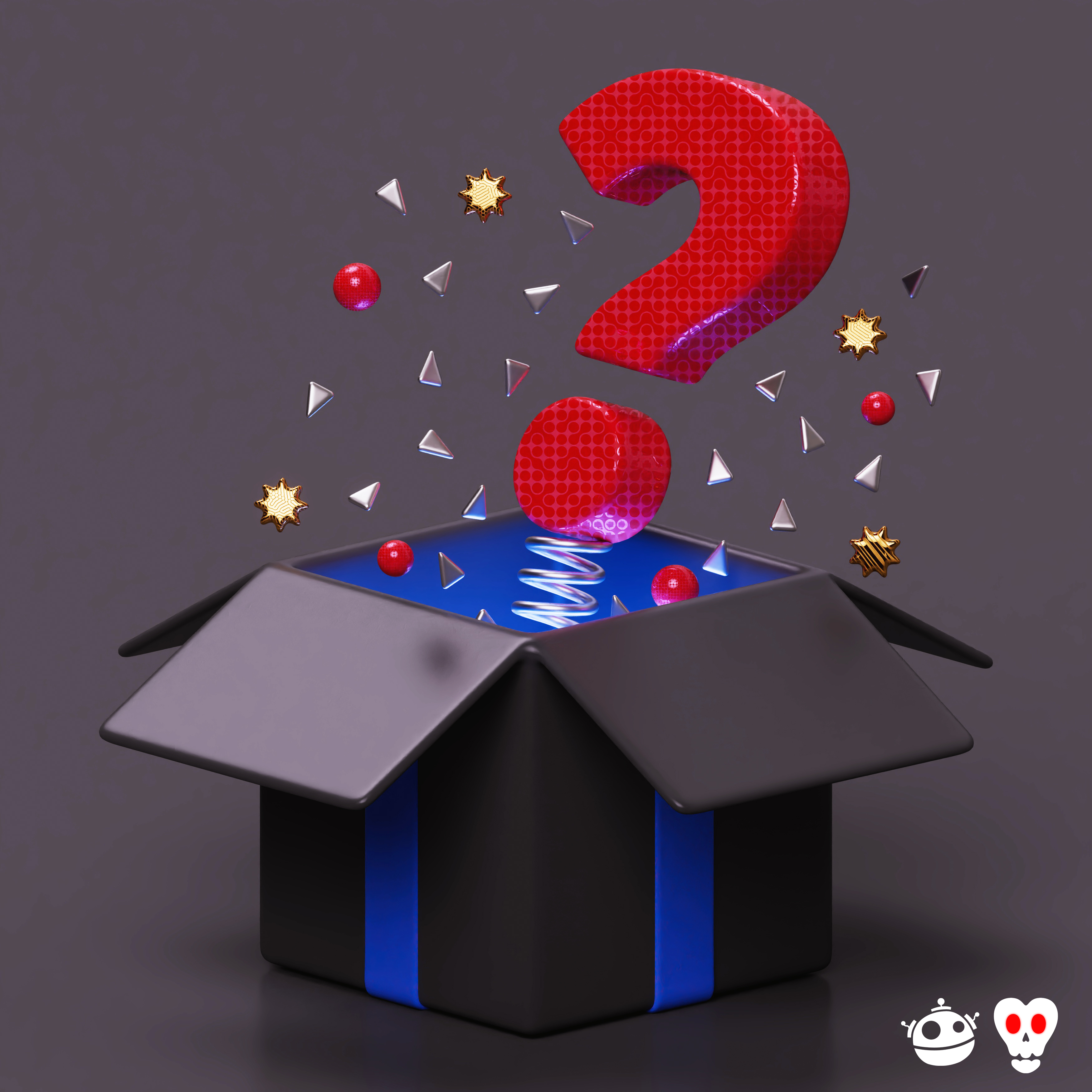 Mystery Boxes Commissions for Freepik 3d 3d art animation cinema4d design illustration