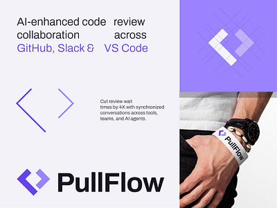 AI-Enhanced Logo Design for PullFlow Modern Tech Brand Identity ai brand identity brandidentity branding designinspiration icon identity logo logo design logo mark logodesign logoinspiration logomark logotype minimal modern logo modernlogo symbol techlogo vector