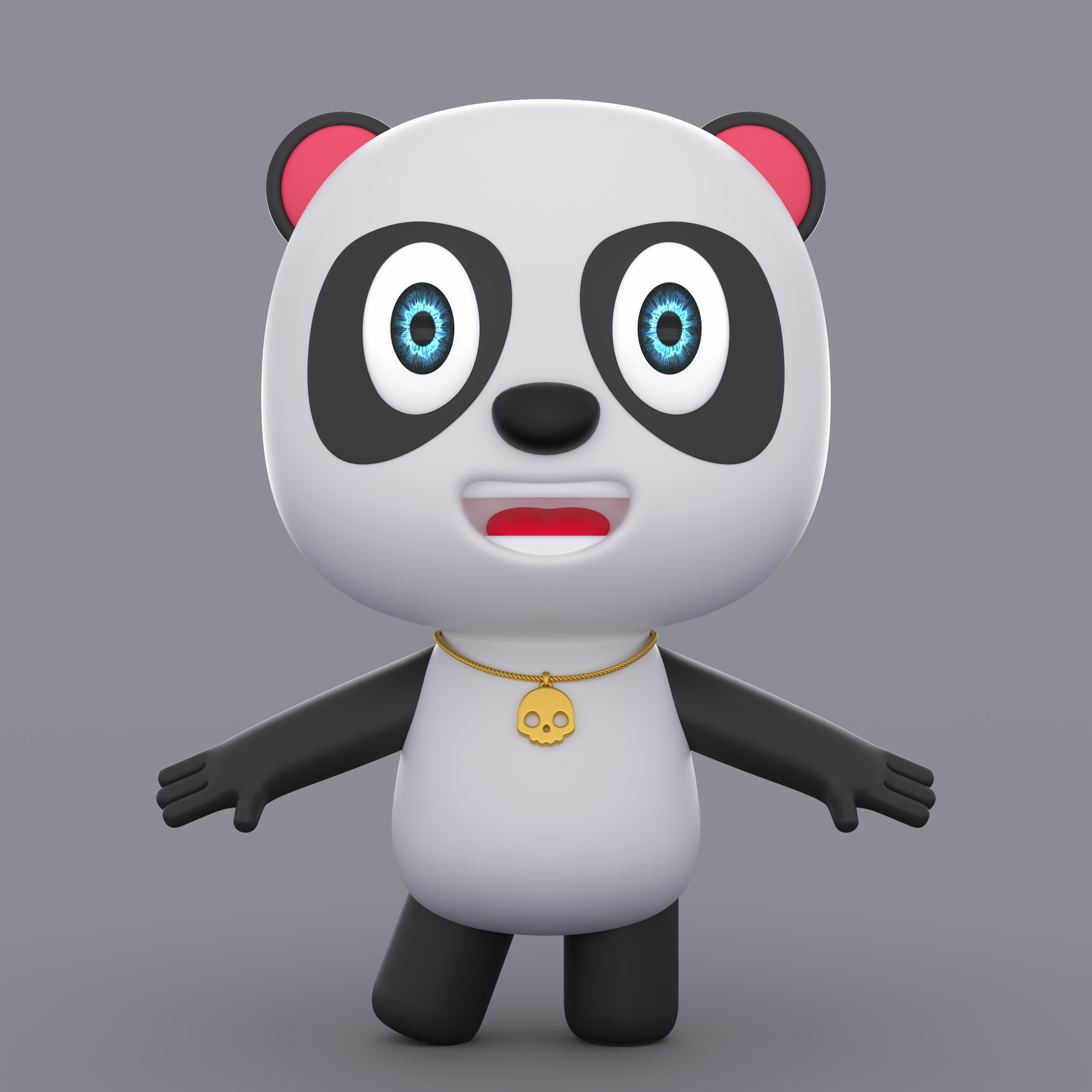 Example of 3D Cartoon Character Mascot