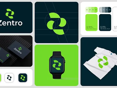 Logo design for Zentro brand identity brand logo branding graphic design graphic designer it logo logo logo design logo designer tech logo