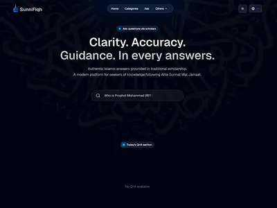 SunniFiqh.com animation motion graphics ui