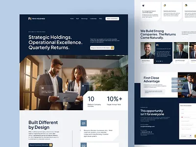 Fenix Holdings — Modern UI Design business website company website dashboard design design system finance website fintech ui graphic design interface design landing page minimal design modern web design portfolio product design professional ui responsive design ui design uiux ux design web design website design