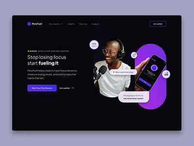 Hero Section Design branding design illustration landing page logo ui ui design ux ux design web design